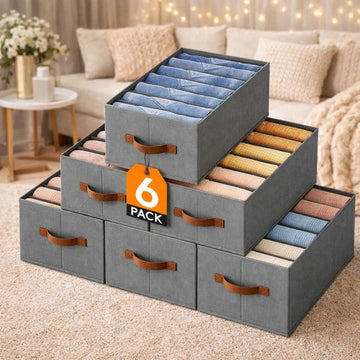Foldable Clothes Storage Organizer – Smart Space-Saving Wardrobe Solution